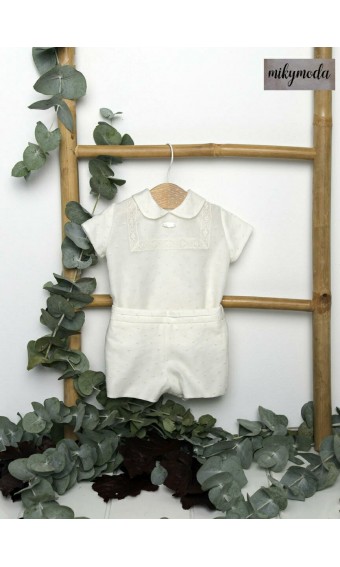 CONJUNTO BAUTIZO PLUMETI NIRET