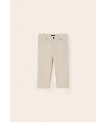 PANTALÓN CHINO CON LINO