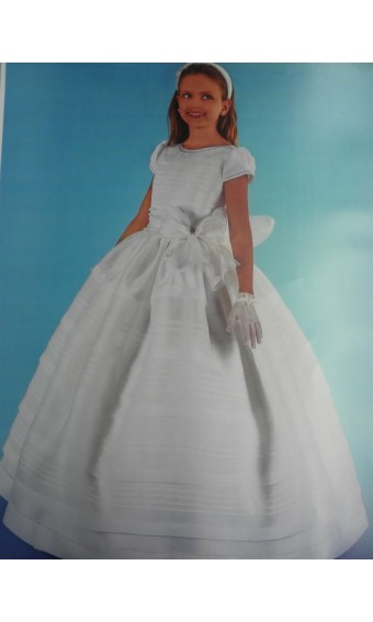Vestido Comunión Seda Natural