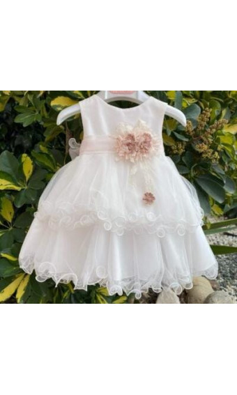 VESTIDO SEDA VOLANTE