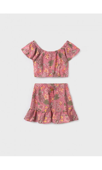 CONJUNTO TOP Y FALDA