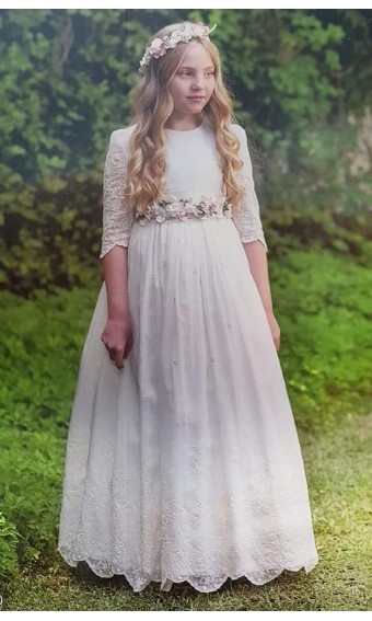 Vestido comunión algodón