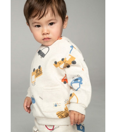 SUDADERA ESTAMPADA COCHES