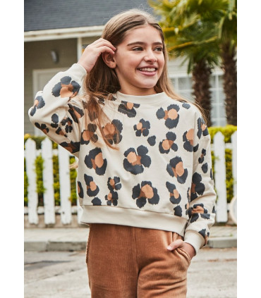 SUDADERA ANIMAL PRINT