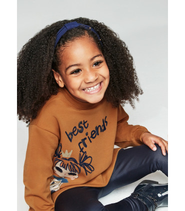 CONJUNTO LEGGING Y SUDADERA CARAMELO