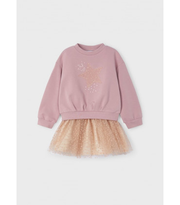 CONJUNTO FALDA TUL Y SUDADERA