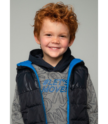 SUDADERA ESTAMPADA CAPUCHA CONTRASTE