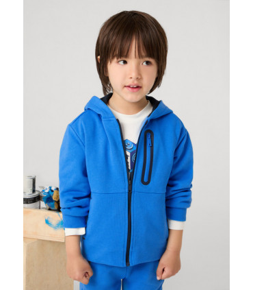 SUDADERA CREMALLERA CONTRASTE