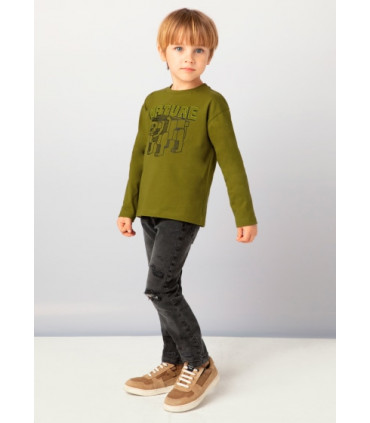 CAMISETA VERDE GRÁFICA