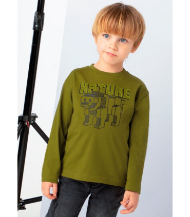 CAMISETA VERDE GRÁFICA