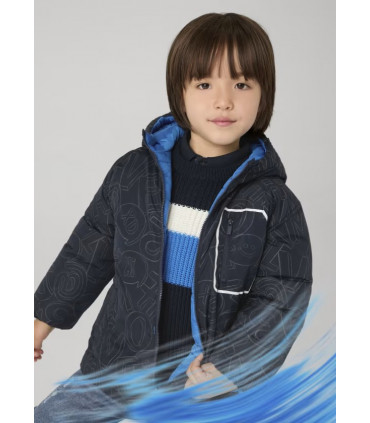 CHAQUETÓN ESTAMPADO REVERSIBLE