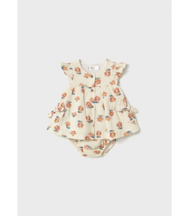 VESTIDO BOTONES CON CUBREPAÑAL