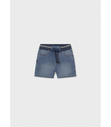BERMUDA VAQUERA CINTURA ELÁSTICA
