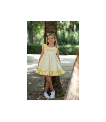 VESTIDO LINO RAYAS