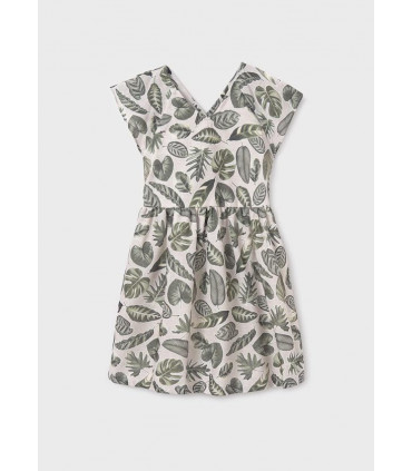 VESTIDO ESTAMPADO ABERTURA ESPALDA