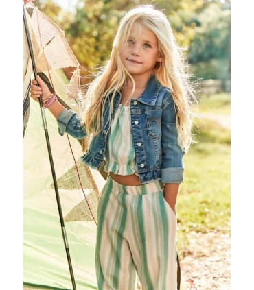 CAZADORA VAQUERA BAJO VOLANTE