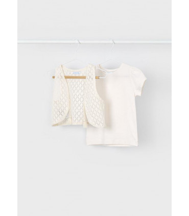 CAMISETA CON CHALECO