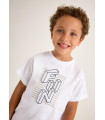CAMISETA TEXTO RELIEVE