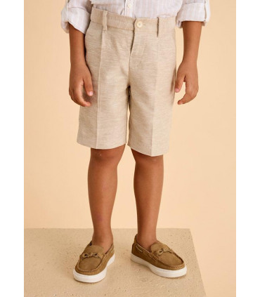 BERMUDA VESTIR CON LINO