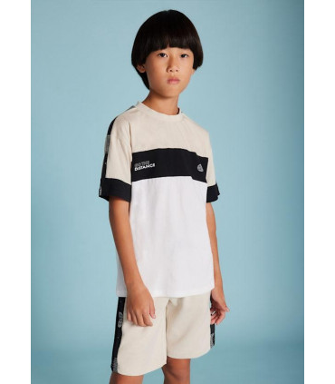 CONJUNTO BERMUDA Y CAMISETA BANDAS