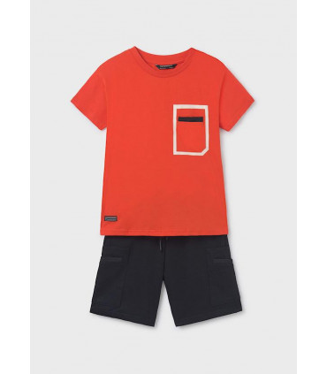 CONJUNTO BERMUDA Y CAMISETA CONTRASTES