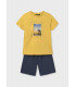 CONJUNTO BERMUDA Y CAMISETA PALMERAS