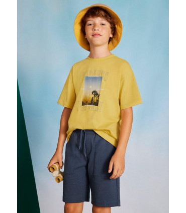 CONJUNTO BERMUDA Y CAMISETA PALMERAS