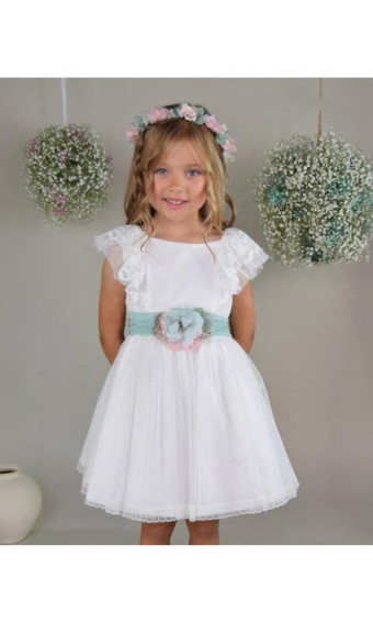 VESTIDO VOLANTE MANGA