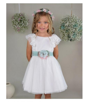 VESTIDO VOLANTE MANGA