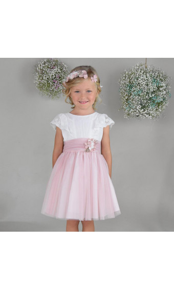 VESTIDO TUL ROSA