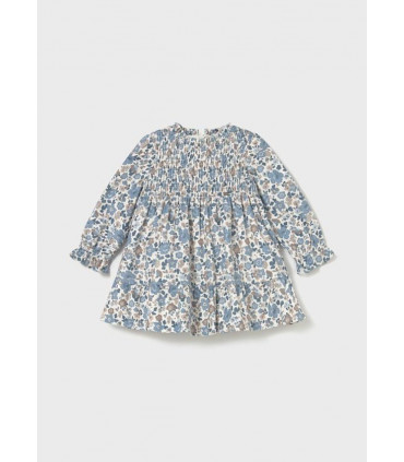 VESTIDO TERCIOPELO CON VOLANTES