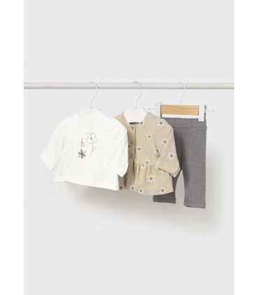 CONJUNTO LEGGING CON CHAQUETA FLORES