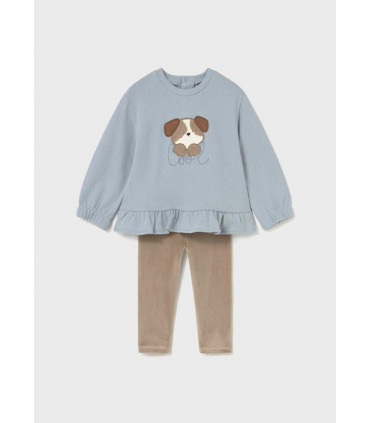 CONJUNTO LEGGING Y SUDADERA PERRITO