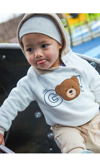 SUDADERA CAPUCHA OSO