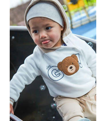 SUDADERA CAPUCHA OSO