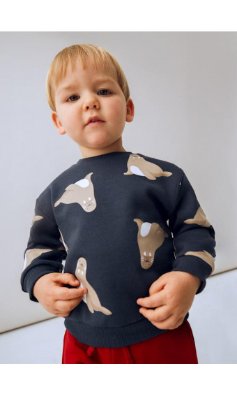 SUDADERA ESTAMPADA ANIMALITOS