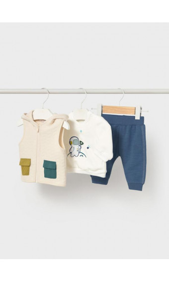 CONJUNTO CHALECO 3 PRENDAS