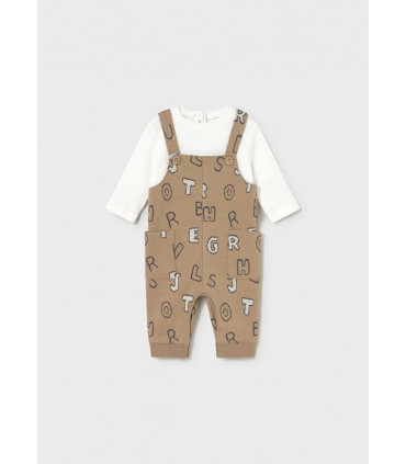 PELELE PETO LETRAS CACAHUETE