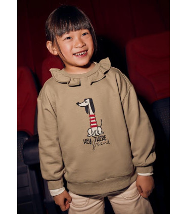 SUDADERA CUELLO VOLANTE