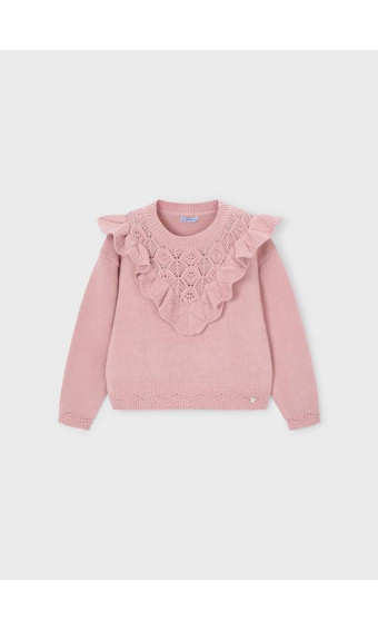JERSEY ROSA TRICOT CALADOS