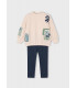 CONJUNTO LEGGING Y SUDADERA BEIGE