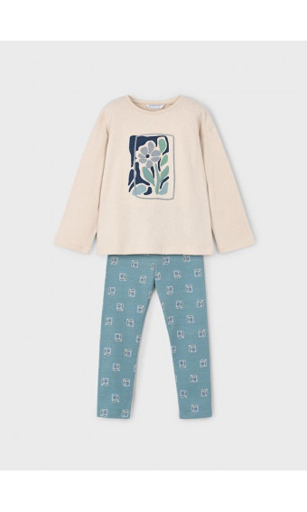 CONJUNTO LEGGING ESTAMPADO FLORES