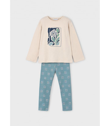 CONJUNTO LEGGING ESTAMPADO FLORES