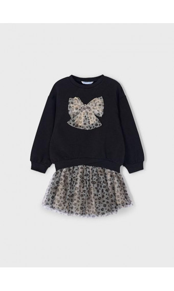 CONJUNTO FALDA TUL ANIMAL PRINT