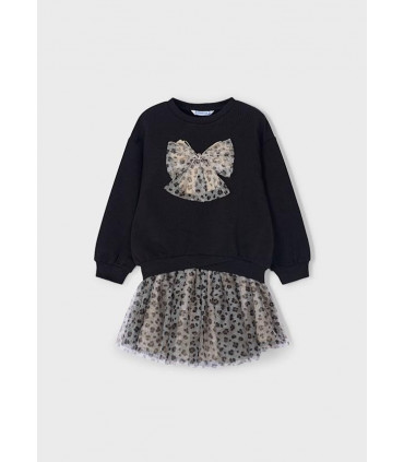 CONJUNTO FALDA TUL ANIMAL PRINT