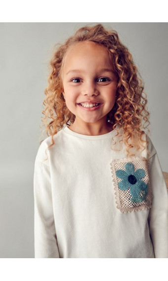 CAMISETA BOLSILLO CROCHET