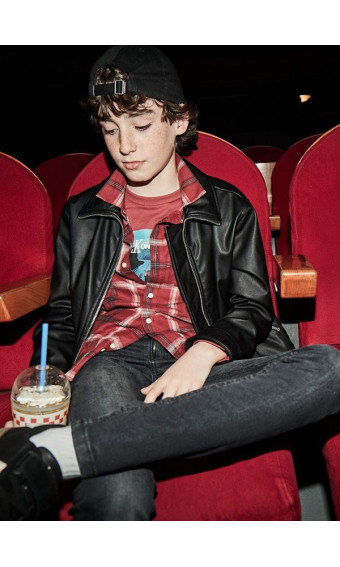 PANTALÓN VAQUERO SLIM FIT NEGRO