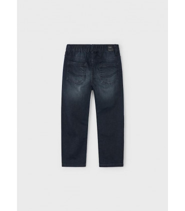 PANTALÓN VAQUERO JOGGER NEGRO