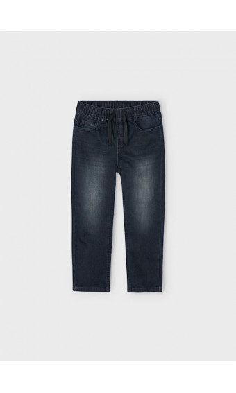 PANTALÓN VAQUERO JOGGER NEGRO