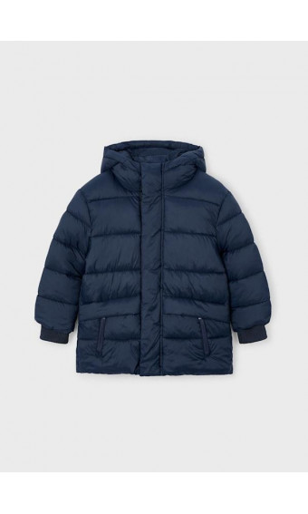 CHAQUETÓN LARGO MARINO